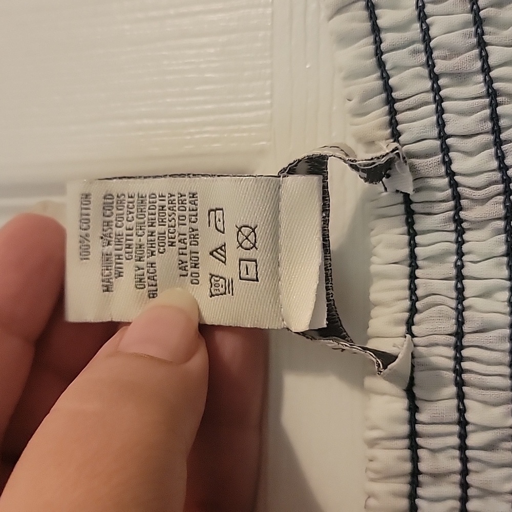 Blue and White American Rag Cie dress, 3x, new w/o tags, sweetheart neckline - Picture 7 of 8